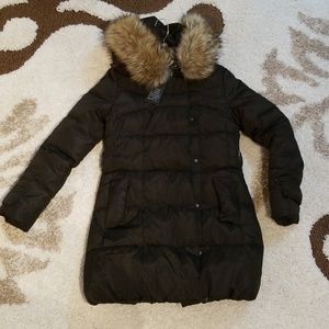 Black Down Coat New w/ tags